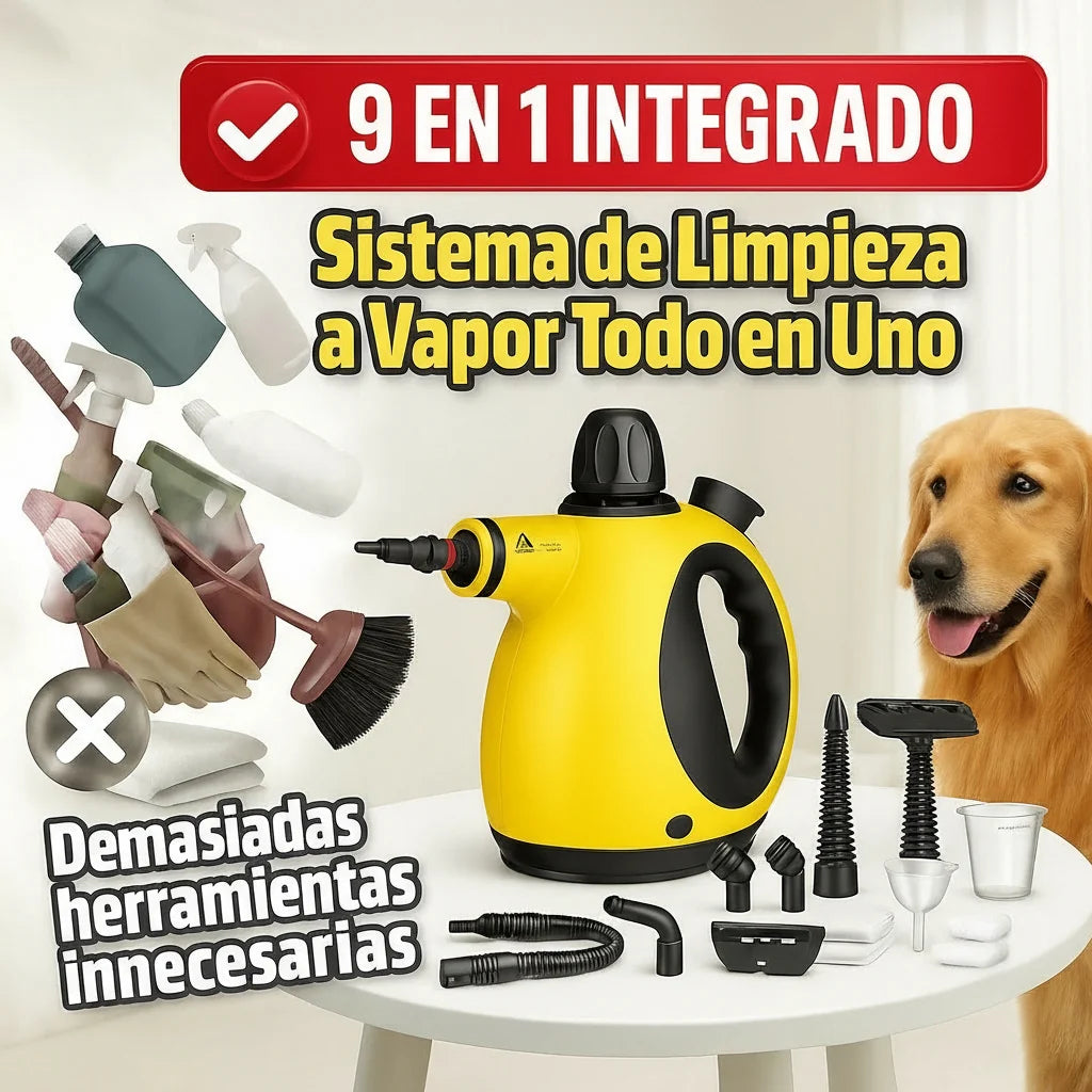 VaporPro - LIMPIEZA PROFUNDA Y DESINFECCIÓN TOTAL… ¡SIN UNA SOLA GOTA DE QUÍMICOS! 5