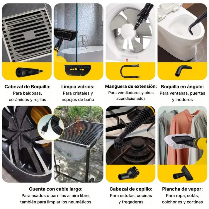 VaporPro - LIMPIEZA PROFUNDA Y DESINFECCIÓN TOTAL… ¡SIN UNA SOLA GOTA DE QUÍMICOS! 3