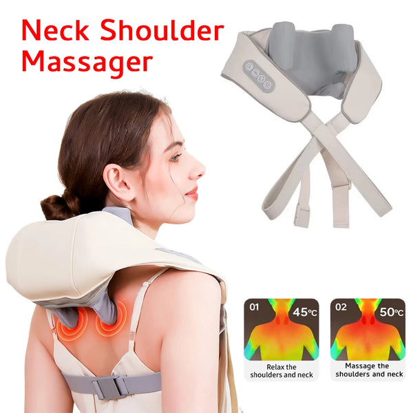 Masajeador Relajante de Cuello y Hombros